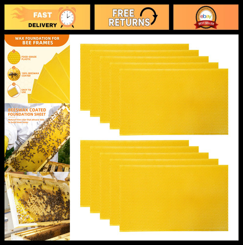 Beeswax foundation sheets - beeswax,