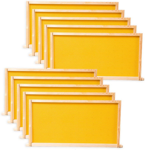 Pack beehive frames and wax - beehive,