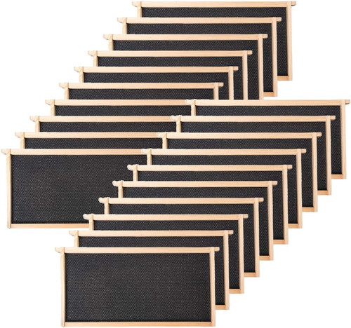 Deep bee hive frames with - 20,